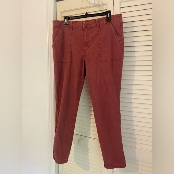 Lee Women's Terracotta Straight Leg Pants Size 14M Heritage Comfort Fit - Picture 2 of 7